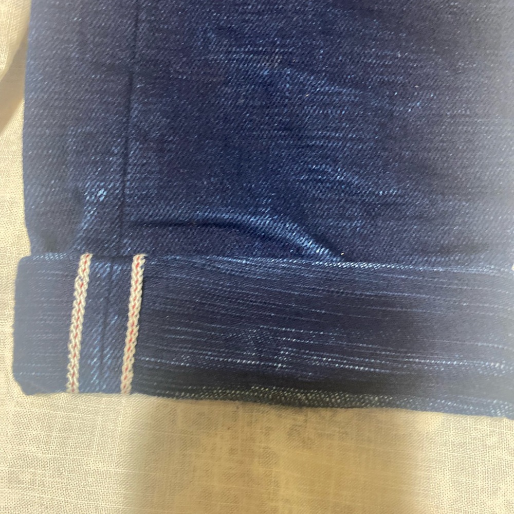 Japan blue jeans men denim button fly size 30